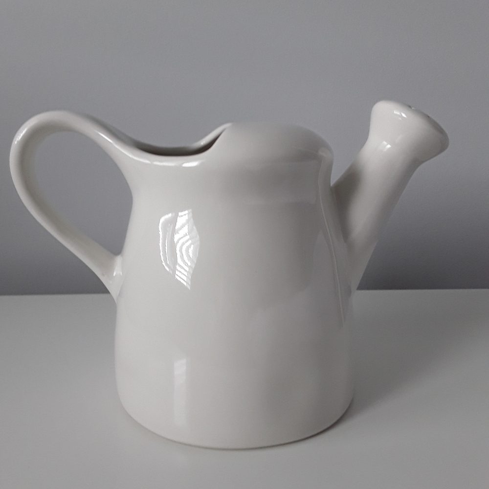 New Rae Dunn ceramic watering can "Bliss" - Picture 3 of 3